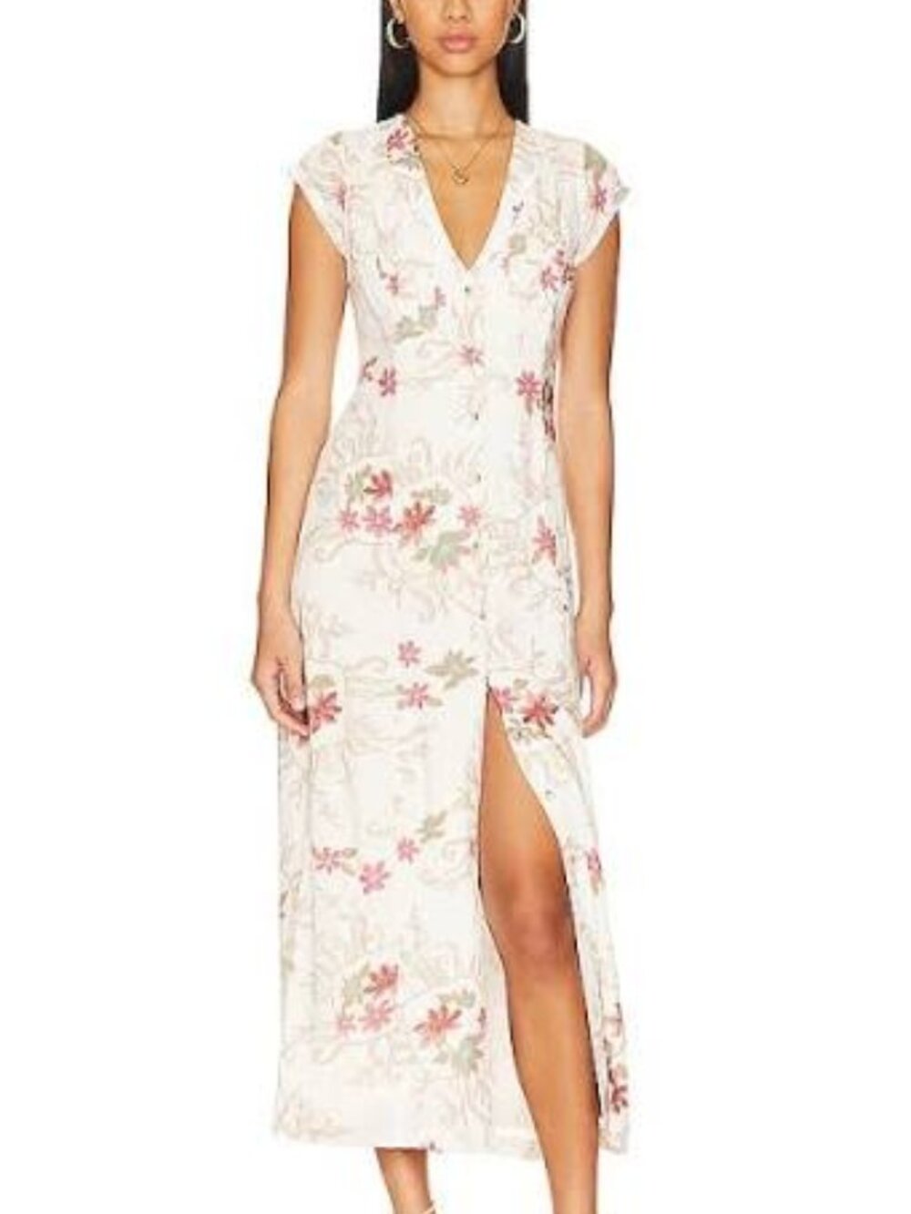 Free People Rosemary Floral Printed Dress
